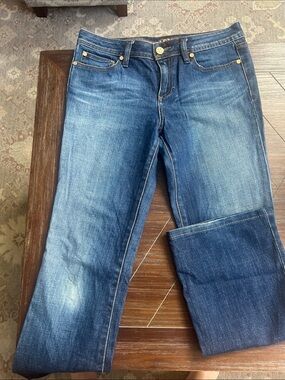 Tory Burch Women's Classic Tory Jeans in Faded Blue